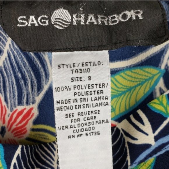 Vintage Y2K Midi Skirt A-line Colorful Floral Print size 8 - Picture 3 of 10